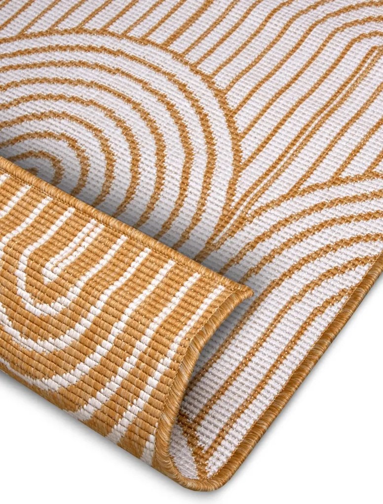 Hanse Home, POŠKODENÝ - Kusový koberec Pangli 105849 Ochre - na von aj na doma, 240x330, žltá, chodba / predsieň