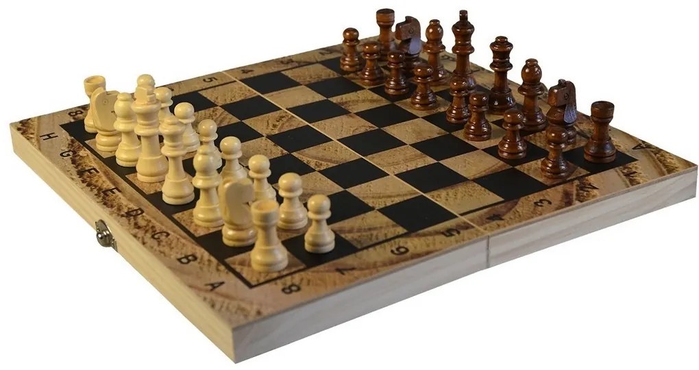 CreativeToys Spoločenská hra – Šachy 3v1