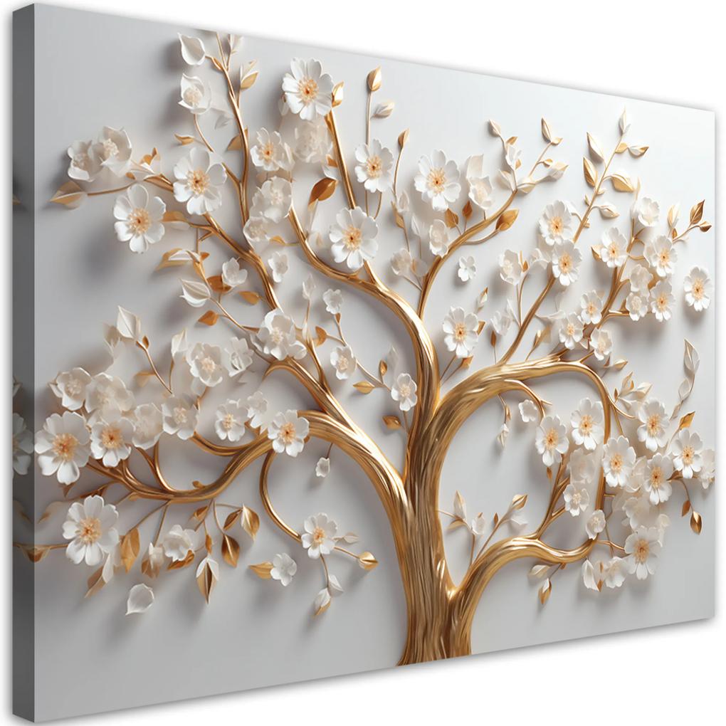 Gario Obraz na plátne Nádherný zlatý strom Rozmery: 60 x 40 cm