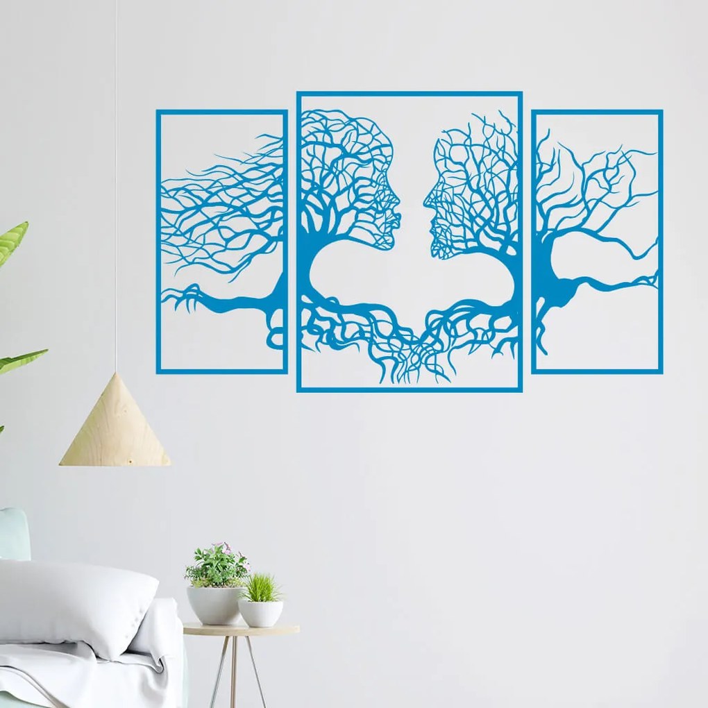 Veselá Stena Samolepka na stenu na stenu Duša lesa Farba: biela, Veľkosť: 80 X 48 cm