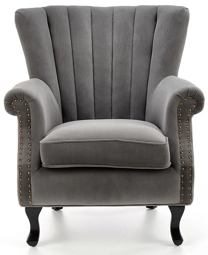 Kreslo Titan sivá/čierna