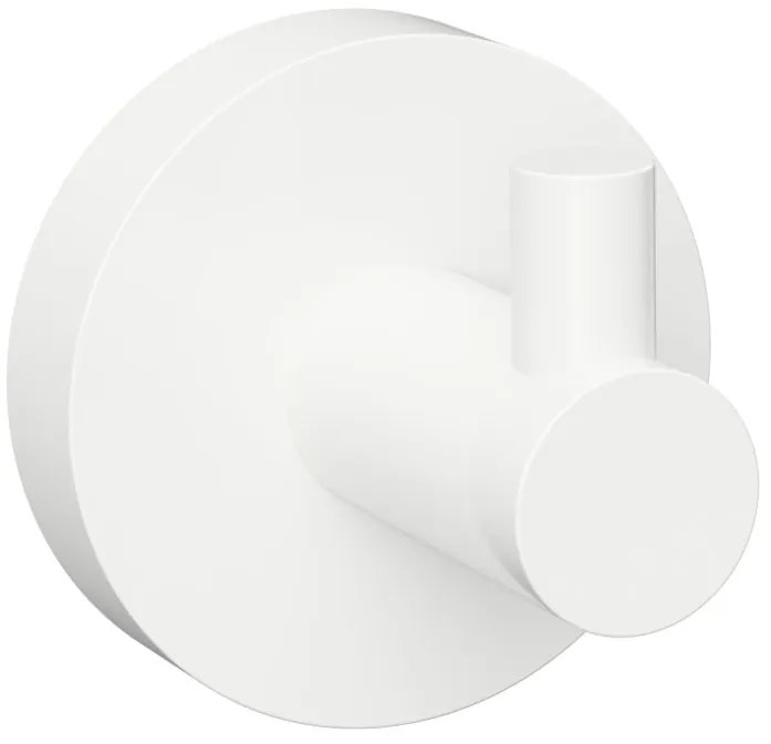 Sapho Sapho, X-ROUND WHITE vešiačik, biela, XR205W