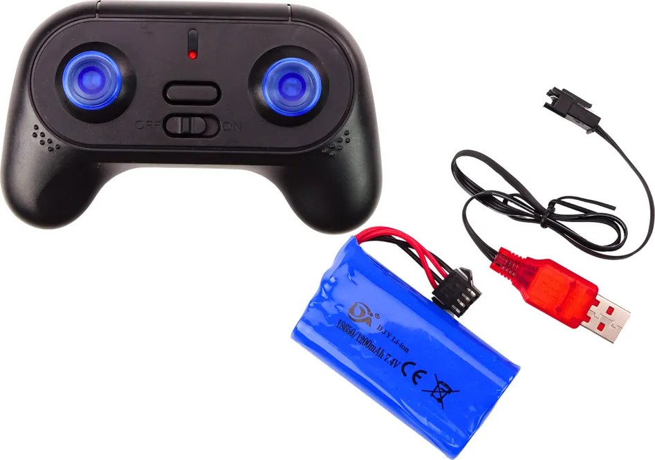 LEAN Toys Veľké terénne RC auto SUV 2.4G na diaľkové ovládanie 1:6, sivé