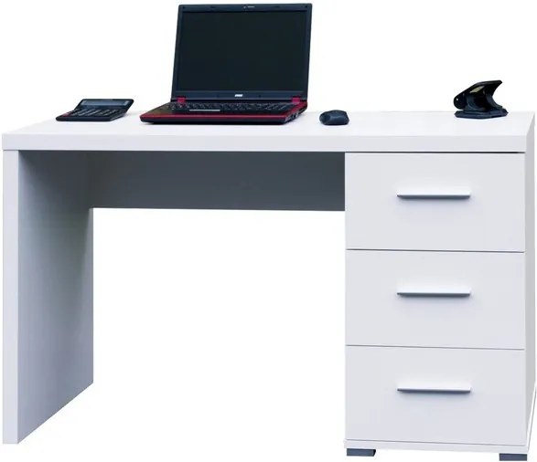 Sconto Písací stôl PEN biela