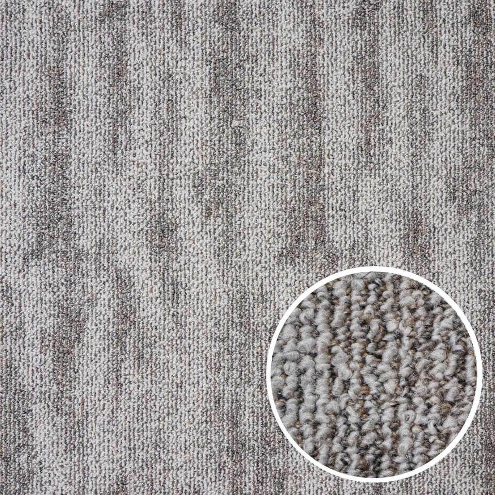 Spoltex, Metrážny koberec Ocean 83290 Beige, na mieru, šíře 4m, béžová, filc, obývacia izba