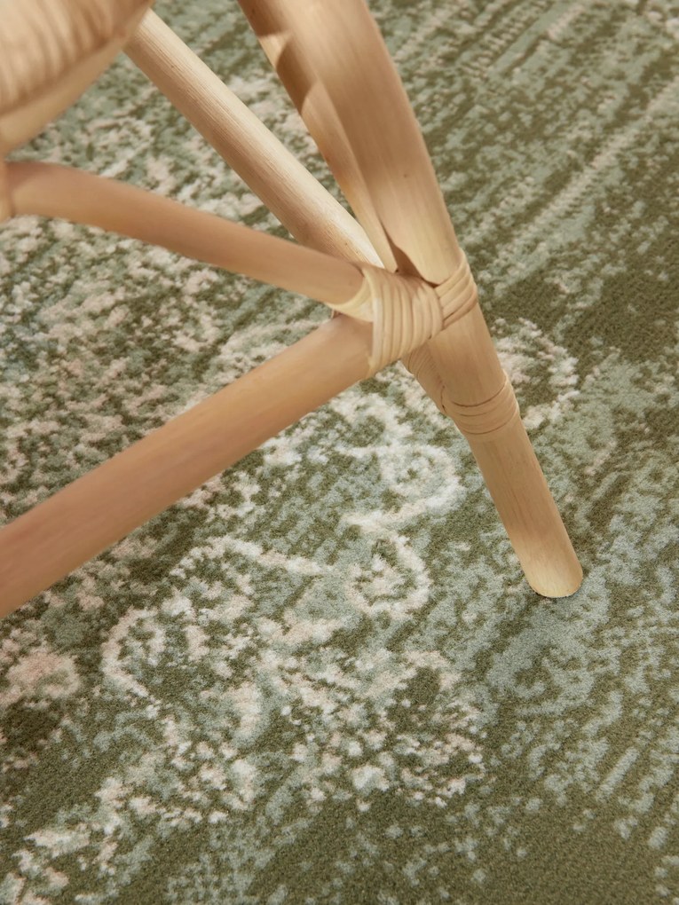 Hanse Home, Kusový koberec Gloria Lydia 106255 Mint kruh, 120x120 (priemer) kruh, zelená, chodba / predsieň