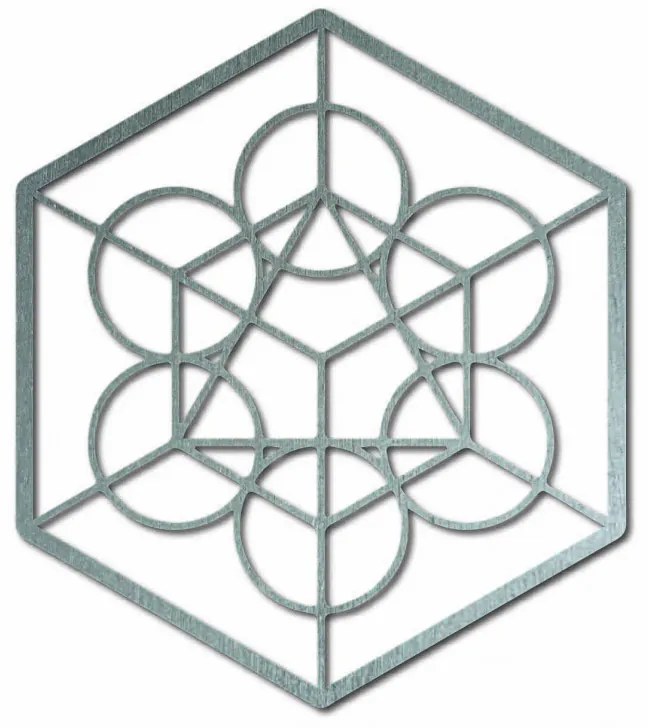Drevený geometrický obraz na stenu žatva I SENTOP PR0336