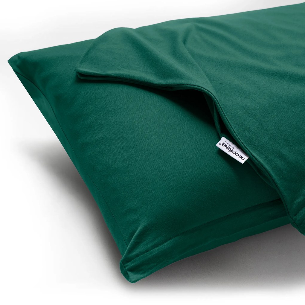 Obliečky na vankúše Amber fľaškovo zelené