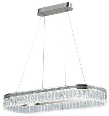 Stmievateľný LED krištáľový luster na lanku THALIA LED/50W/230V 3000-6000K + diaľkové ovládanie