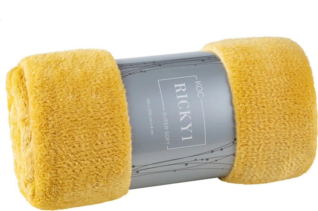 DEKA RICKY 130X170 CM HORČICOVÁ