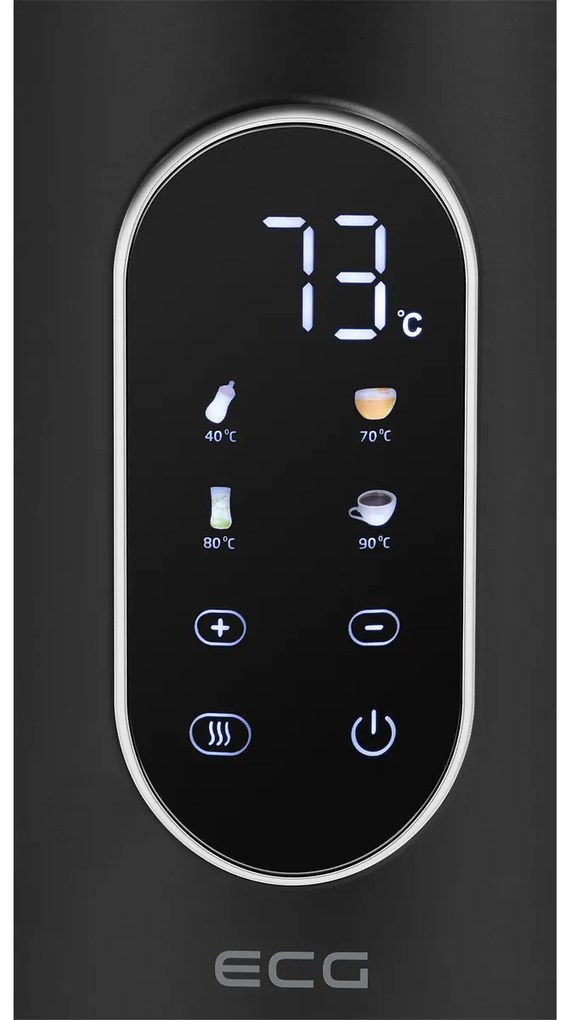 ECG RK 1799 Smart rýchlovarná kanvica, čierna