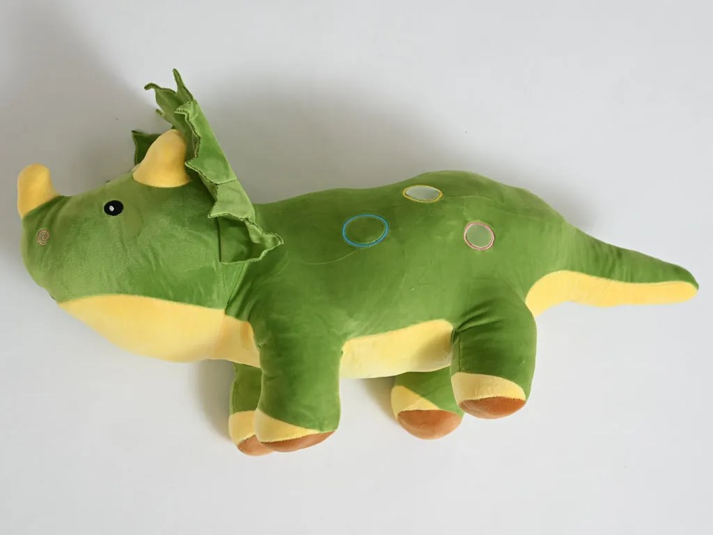 Plyšový DINOSAURUS s detskou dekou vo vnútri, zelený
