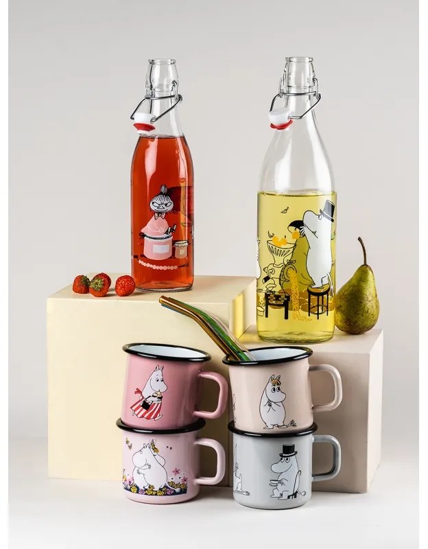 Sklenená fľaša Moomin Marmalade 0,5l