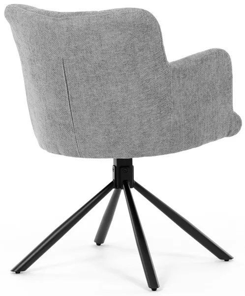 Autronic BONTEC Jedálenská stolička, sivá, látka, DCH-T1122 GREY2 Farba: Šedá