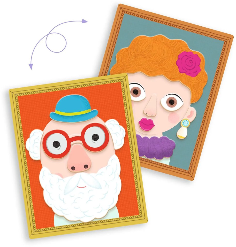 Hra s magnetmi – portréty