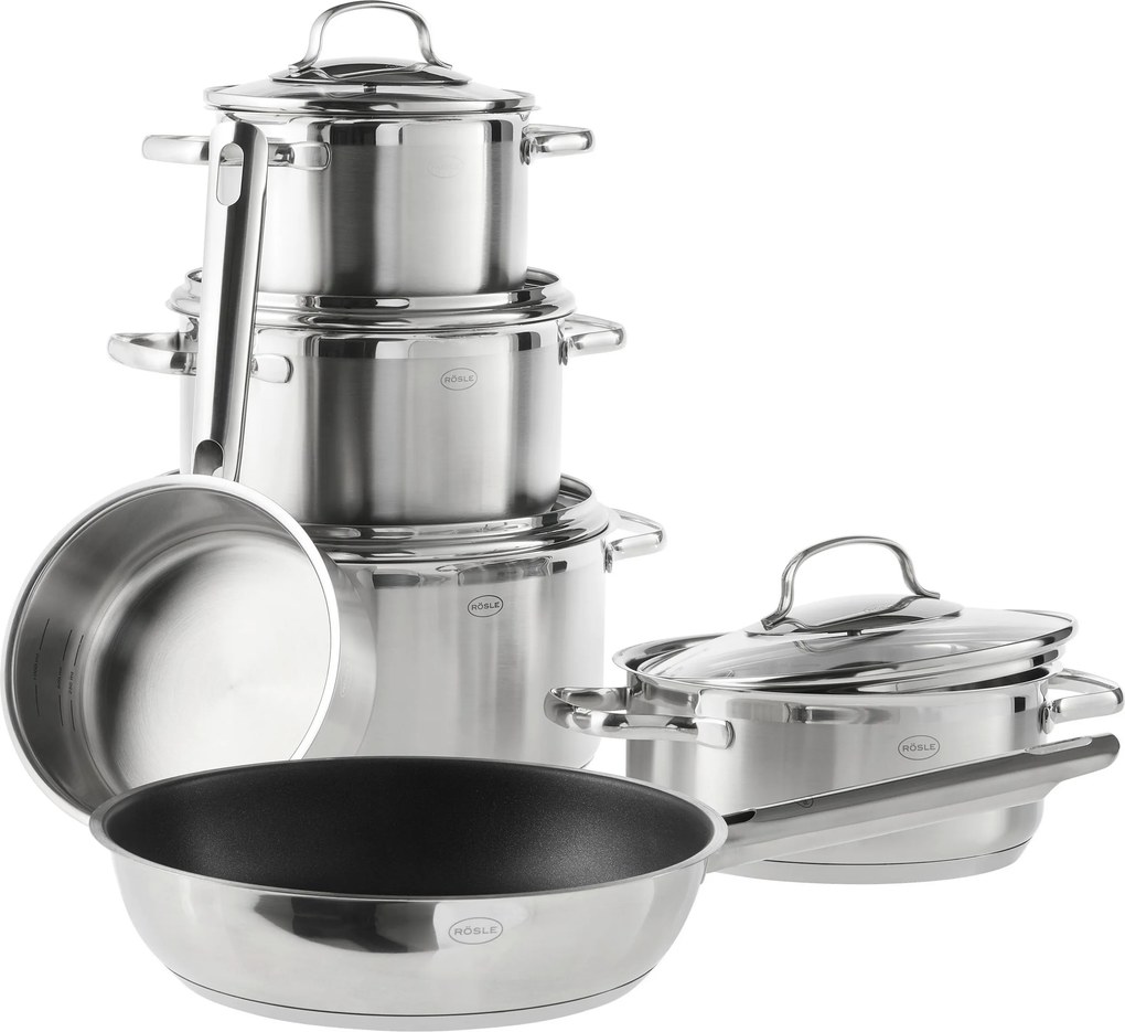 XXXLutz SADA HRNCOV 6-dielne 61,2/37/25,6 cm Rösle - Online Only bytové doplnky - 005313005401