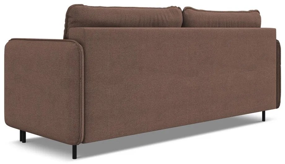 Ružová rozkladacia/s úložným priestorom pohovka 226 cm Luana – Makamii