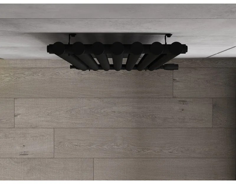 Mexen Texas, vykurovacie teleso 1800 x 460 mm, 719 W, čierna, W203-1800-460-00-70