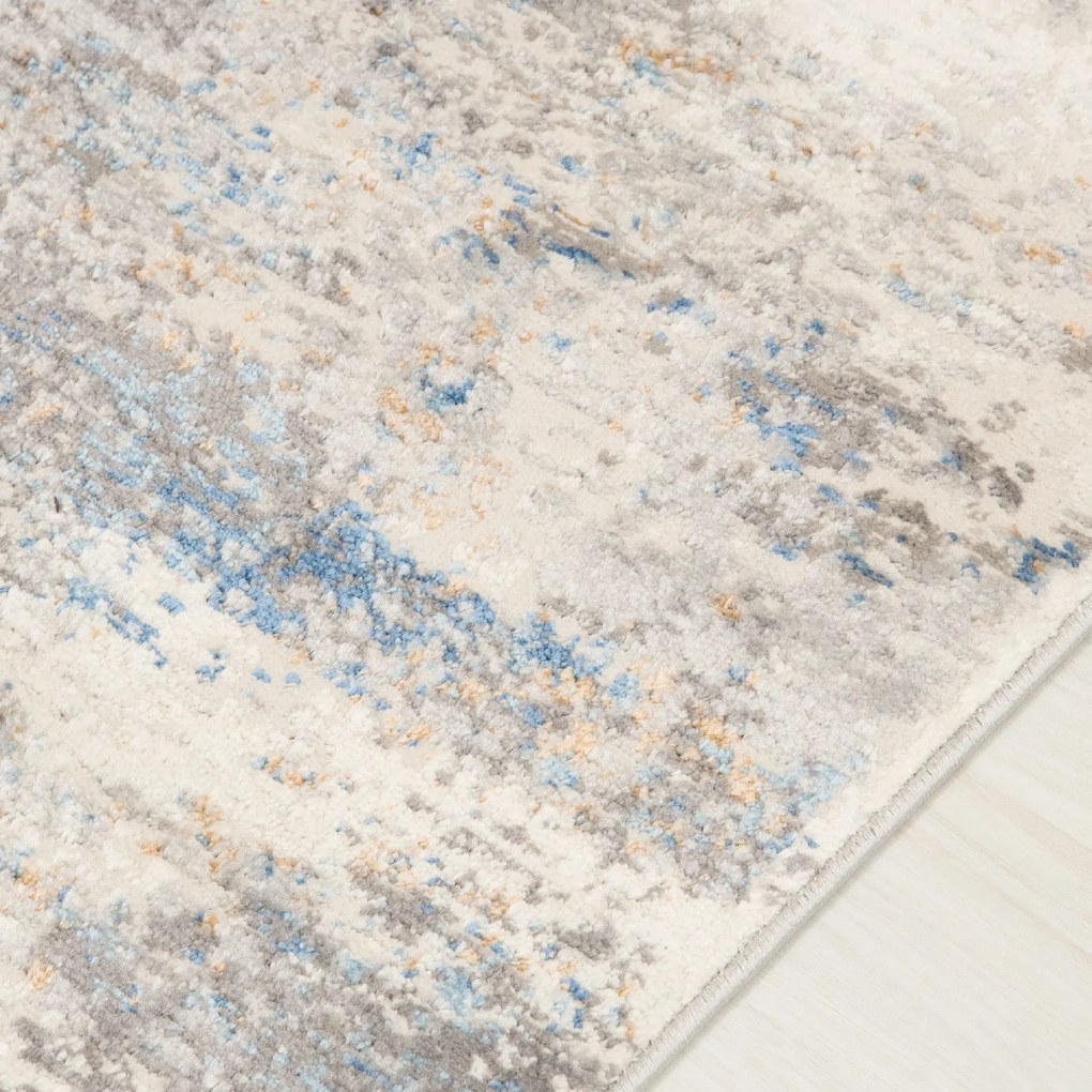 TA Koberec G509B BIELA/D_MODRÁ PORTLAND HIL Rozmer: 200x300 cm