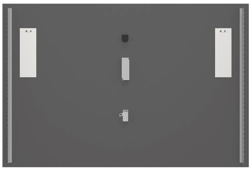 Nástenné LED zrkadlo AURA 120 cm neutrálne