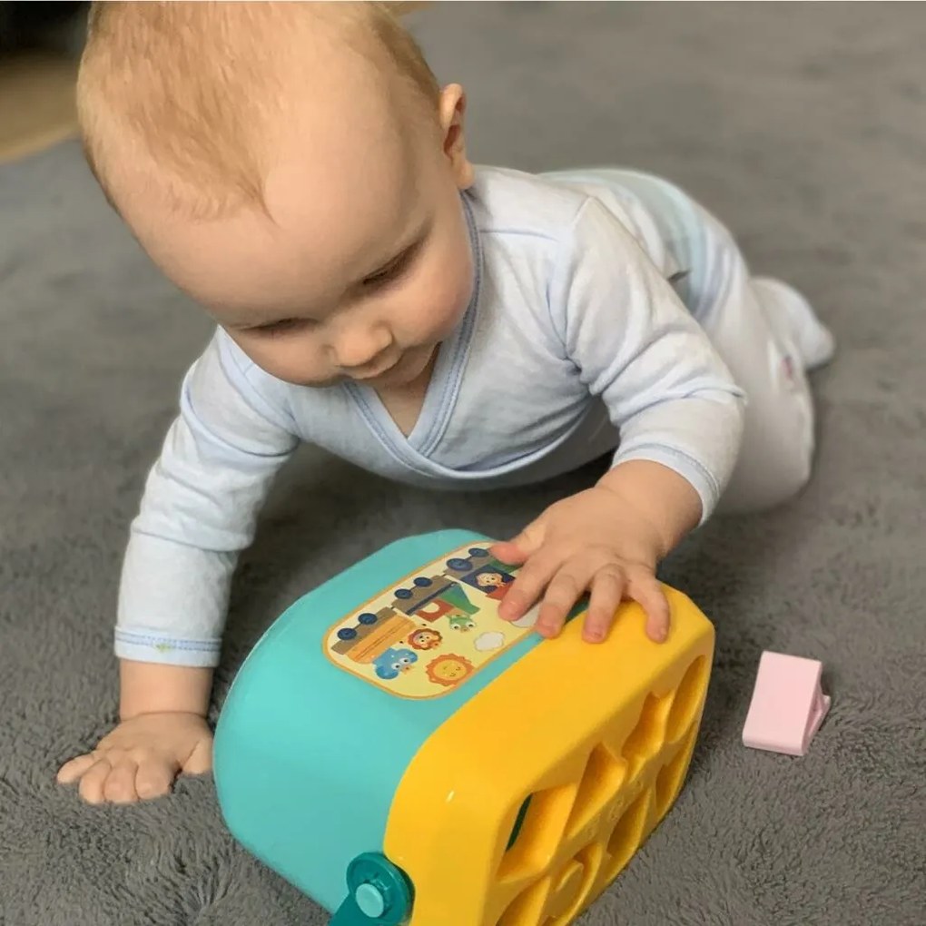 Baby Mix Vkladačka vedierko, 20 x 14 x 12 cm