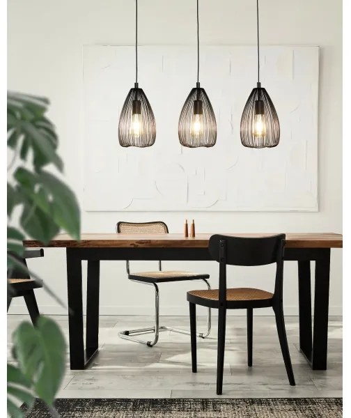 Eglo 49142 - Luster na lanku CLEVEDON 3xE27/60W/230V