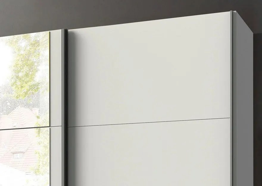 Šatníková skriňa Bern, šírka 270 cm/výška 208 cm, biela