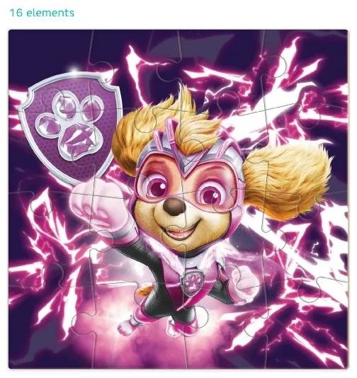 Puzzle Skye Paw Patrol 22x22cm 16 dielikov