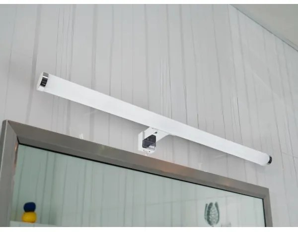 LED kúpeľňové osvetlenie zrkadla LED/12W/230V 59,5 cm IP44 lesklý chróm