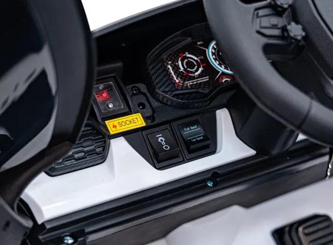 Elektrické autíčko Lamborghini Revuelto XL biele