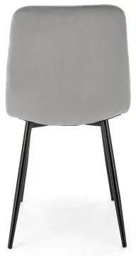 Jedálenská stolička ORIS 1 ks sivá