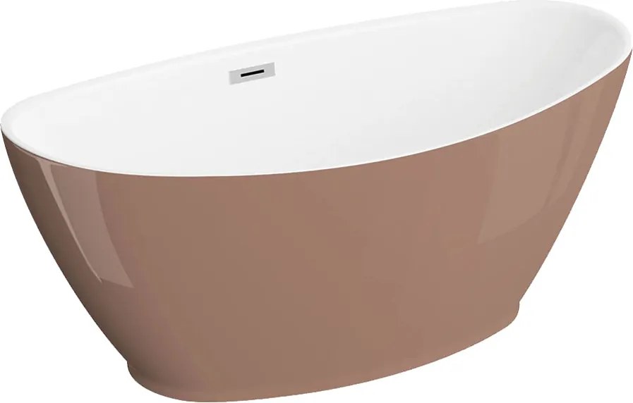Polimat Akrylátová voľne stojaca vaňa Mango 150x75 POLIMAT-Rozmery: 150x75, POLIMAT-Farba vane: Biela / biela mat