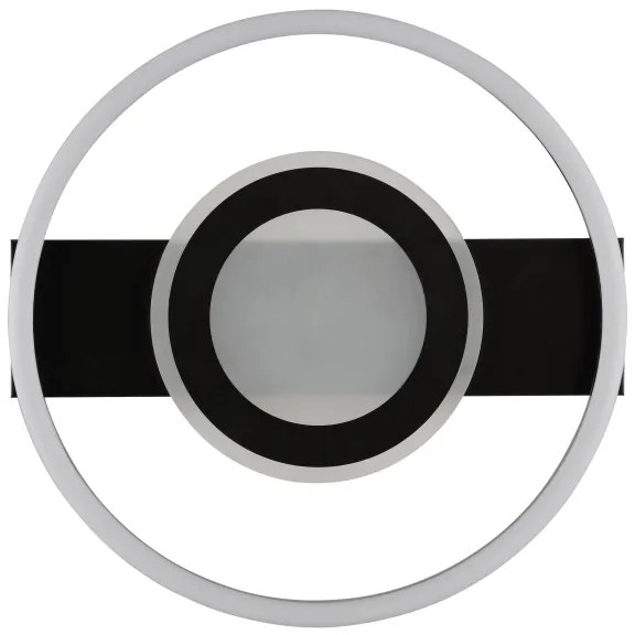 Brilliant -LED RGBW stmievateľné stropné svietidlo MAUREEN LED/20W/230V 3000-6500K čierna + s diaľkovým ovládaním