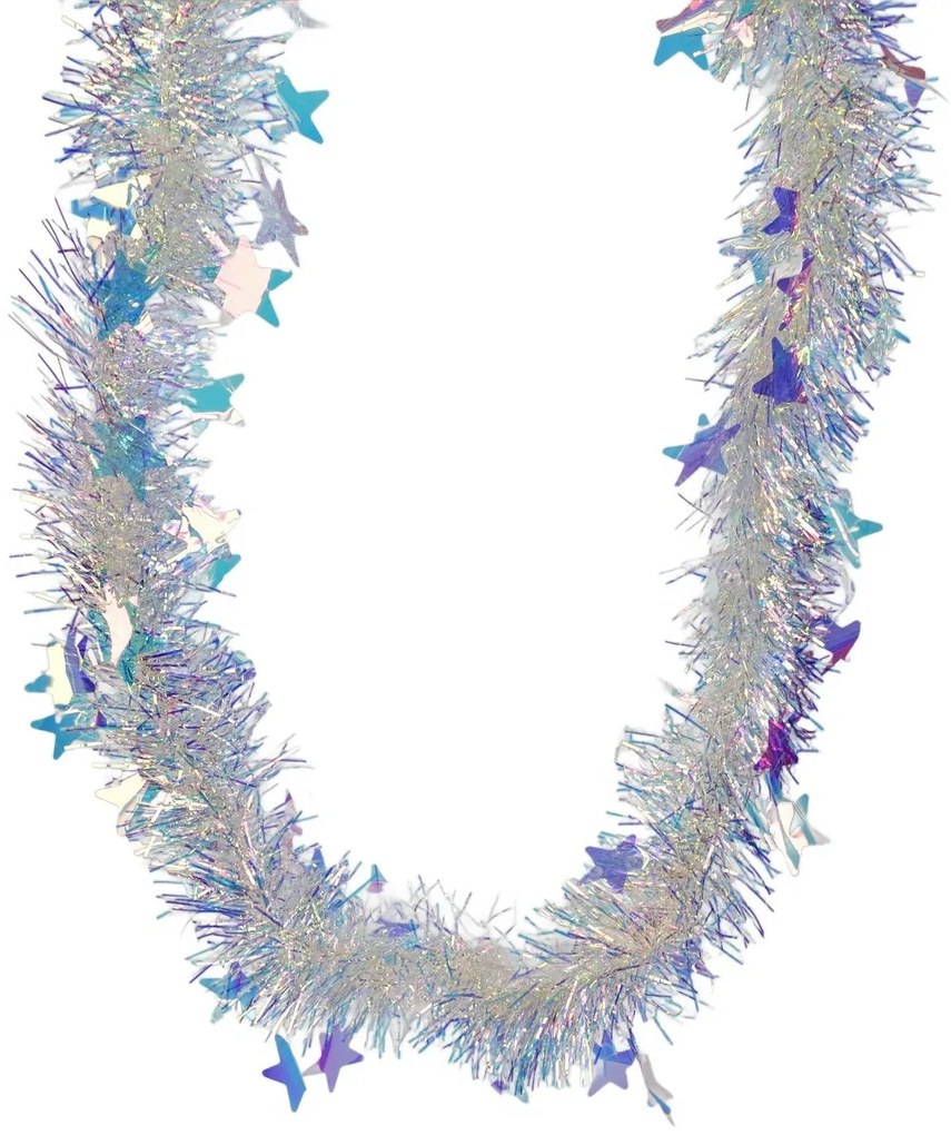 Bohatá vianočná reťaz s dúhovým efektom Stars, 2 m, SET 2 KS