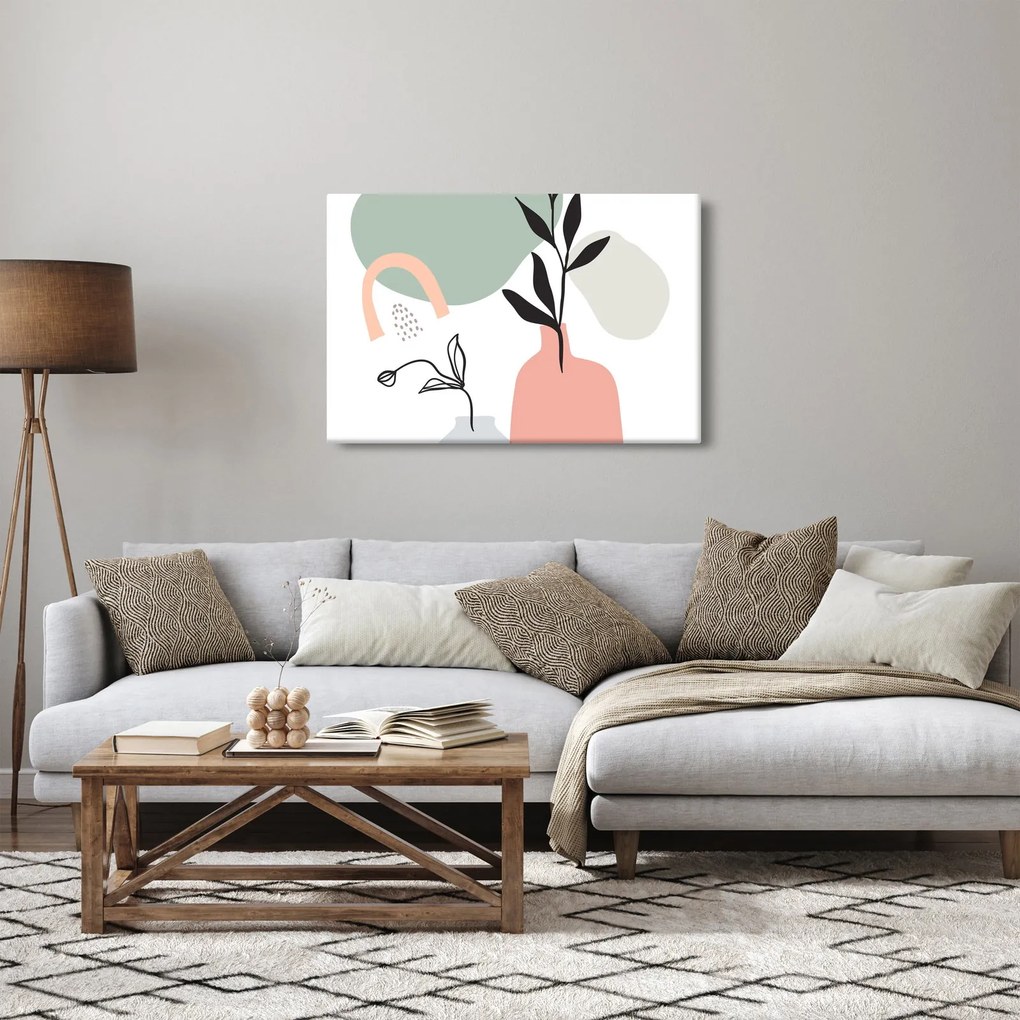 Obraz - Kvety vo váze N⁰3 (90x60 cm)