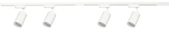 Bodové svietidlo v lištovom systéme PIPE 4xGU10/10W/230V biela