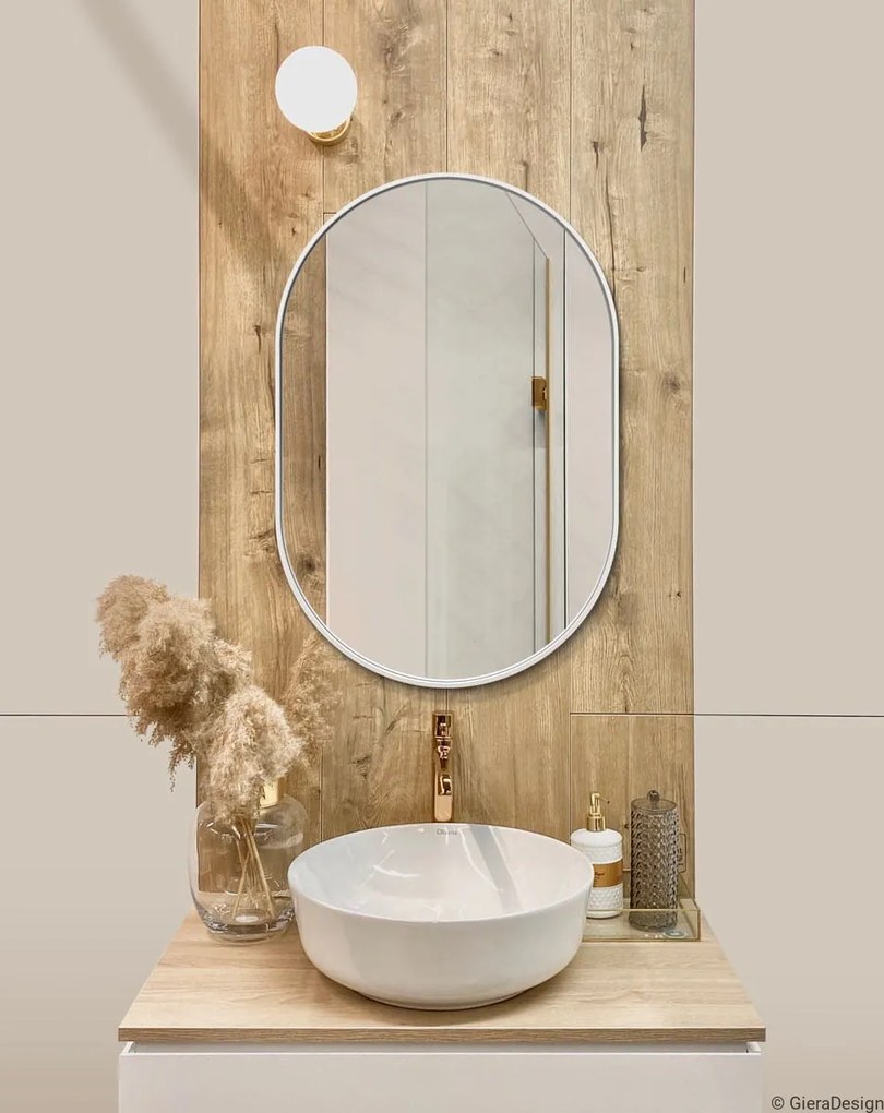 Zrkadlo Ambient Slim White Rozmer: 40 x 150 cm