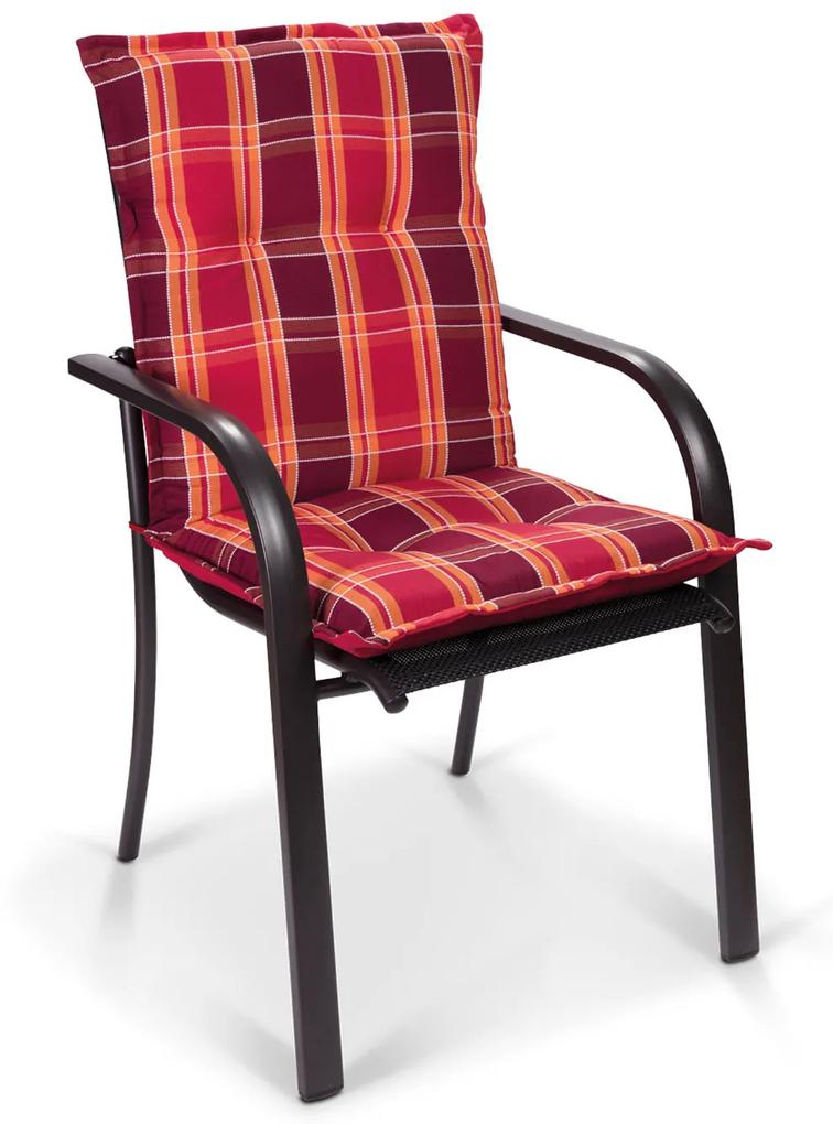 Prato, čalúnená podložka, podložka na stoličku, podložka na nižšie polohovacie kreslo, na záhradnú stoličku, polyester, 50 × 100 × 8 cm, 4 x čalúnenie