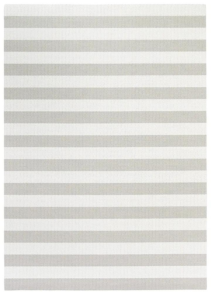 Koberec Big Stripe: Sivo-biela 80x260 cm