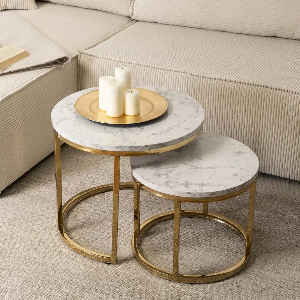 PROXIMA.store - Set dizajnových stolíkov DAFNE VEĽKOSŤ: MAXI