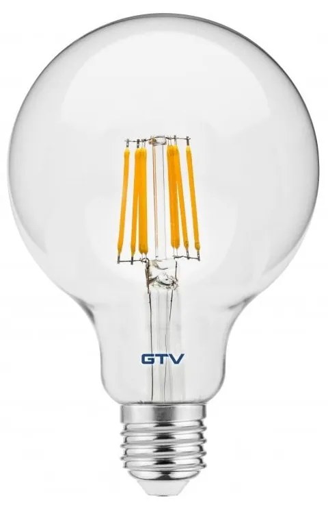 Neutrálna biela filamentová žiarovka E27, 8 W – GTV