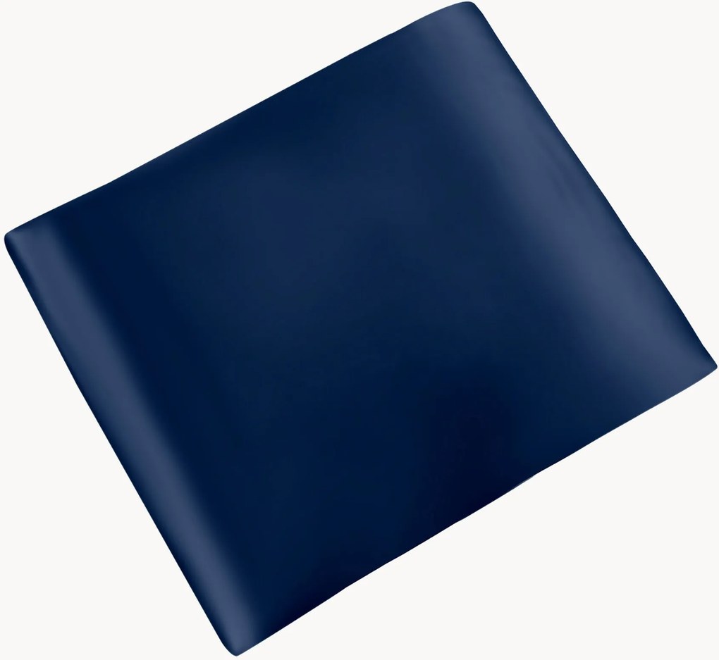 Elastická plachta z morušového hodvábu Dark Blue, 22 Momme 4A