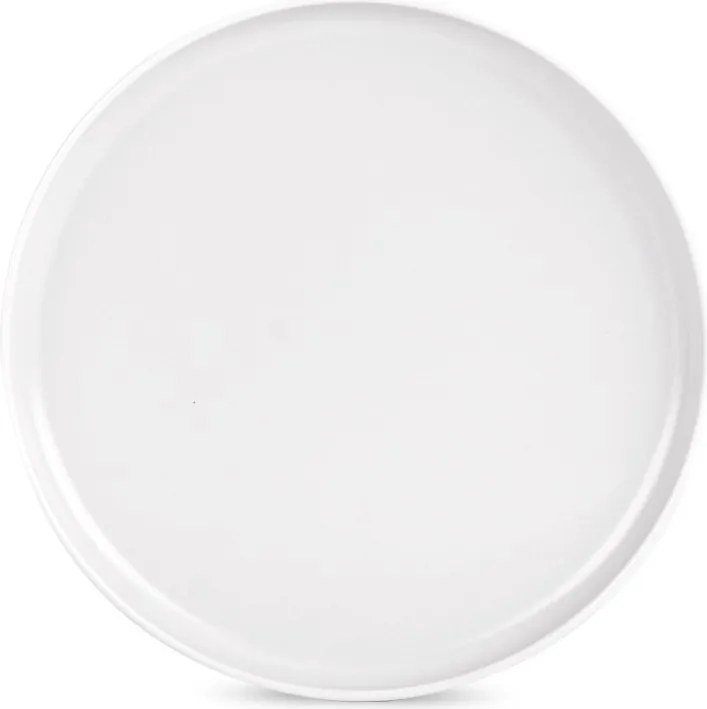 Jídelní sada talířů pro 6 osob VICTO 18 ks bílá/šedá/černá
