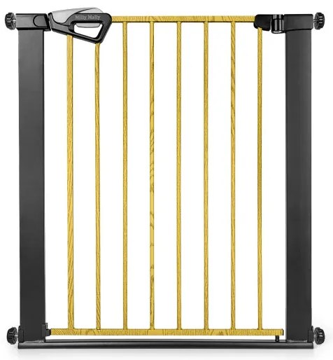 Bezpečnostná zábrana GUARDY 104 s rozšírením, čierna / prírodná