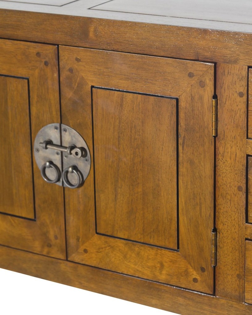 Konzola Ibuku brown 120x38x95cm