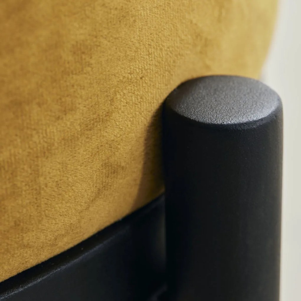 House Doctor Oceľová stolička Lao Dark Olive