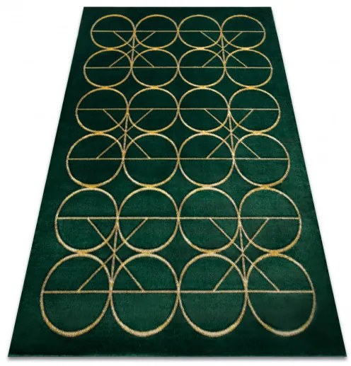 Dywany Łuszczów Kusový koberec Emerald 1010 green and gold - 140x190 cm