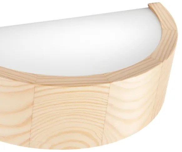 Nástenné svietidlo NATURAL 1xE27/60W/230V borovica