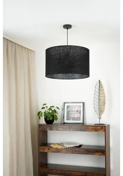 Brilagi - Luster na lanku TUBES ROLLER 1xE27/15W/230V pr. 50 cm čierna