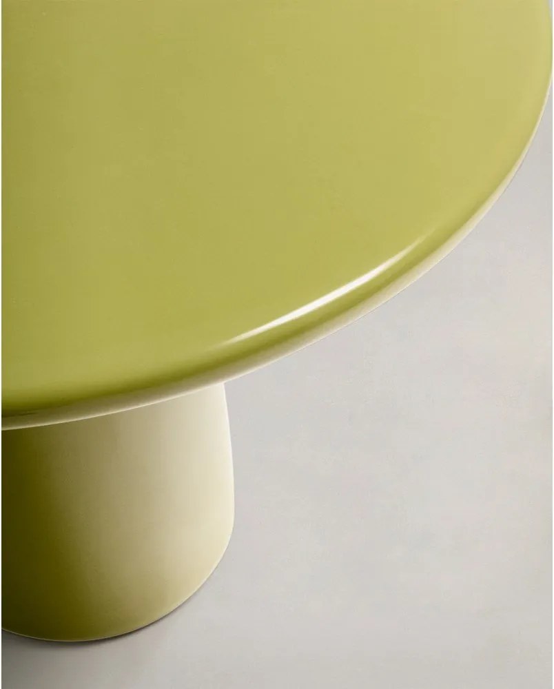 Betónový okrúhly Záhradný konferenčný stolík ø 65 cm Albanella – Kave Home